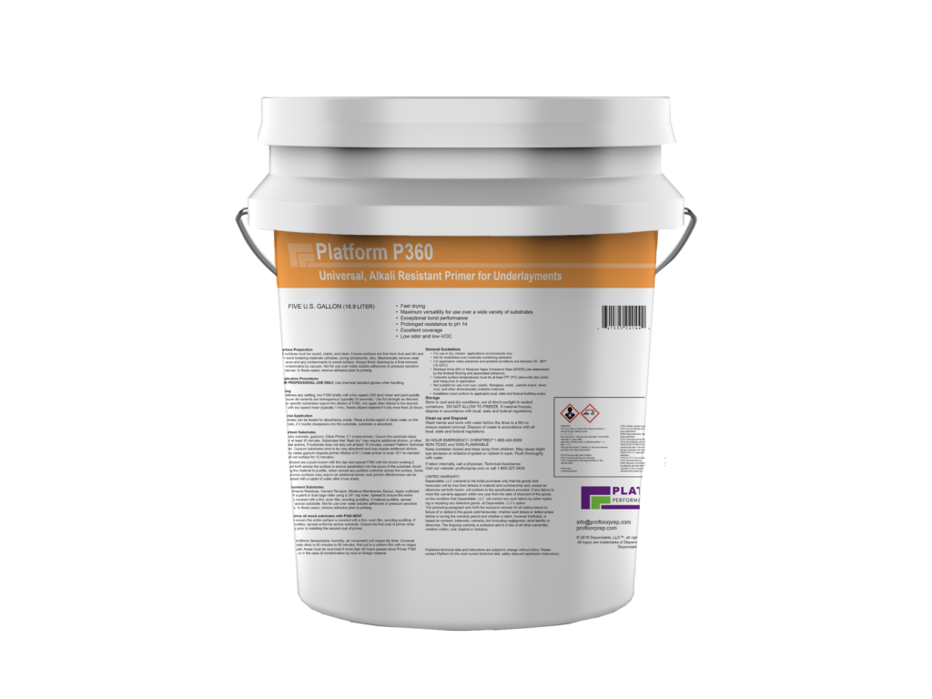 Platform P360 universal primer 5 gallon pail