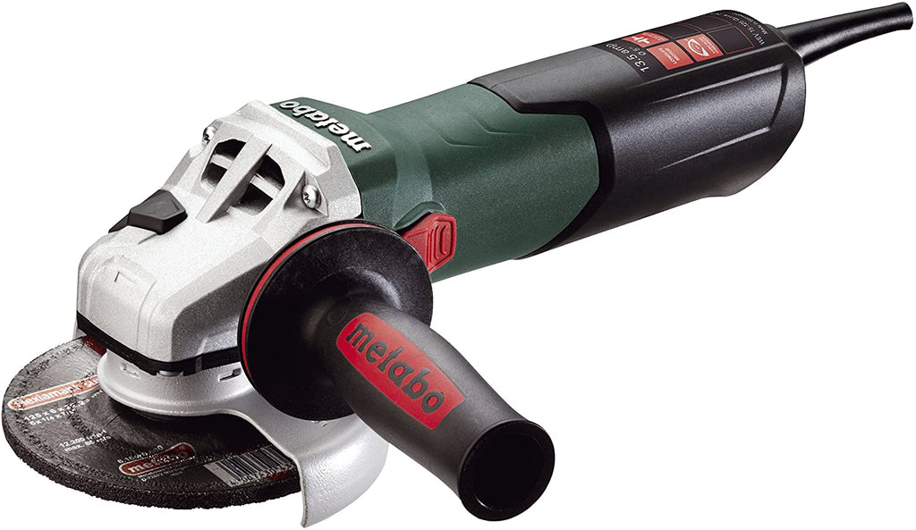 Metabo 5" (125mm) WEV 15-125 HT Lock-On 13.5 Amp 2,800-9,600 RPM Angle Grinder with Electronics and High Torque
