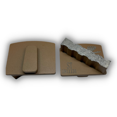 Premium Full Bar Titanium Shredder with Redilok Style Dovetail: Surface Coating Removal Tool