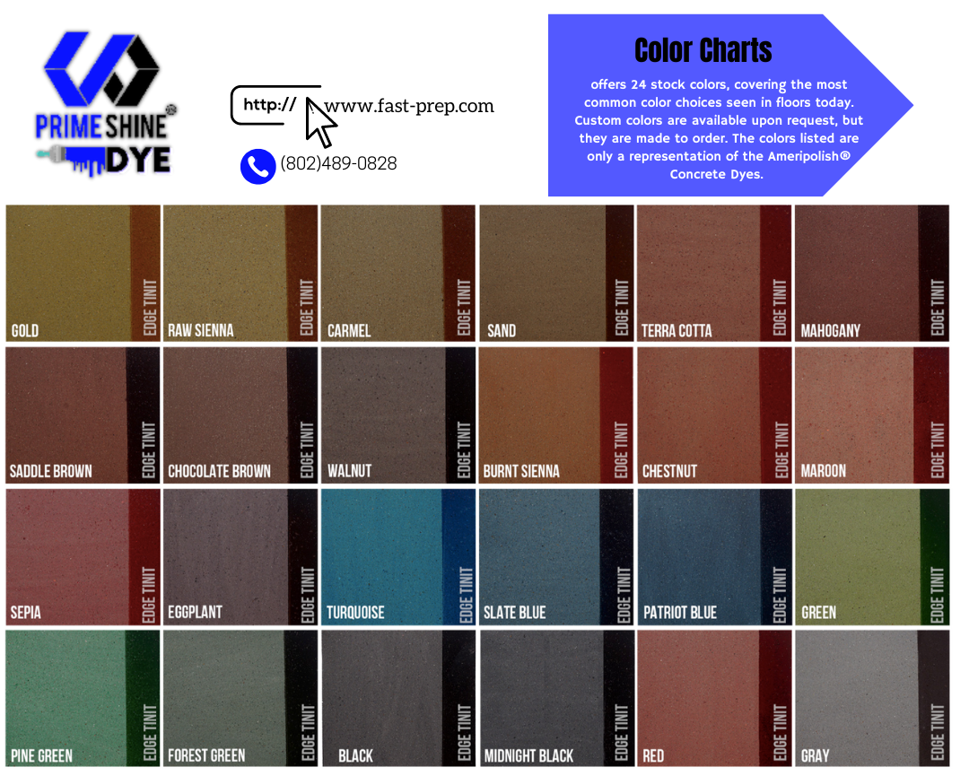 Prime Shine™ DYE: The Ultimate Solution for Brilliantly Colored, Polished Floors