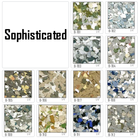 Sophisticated ColorFlakes™ - 25lbs (11.34kg) Box