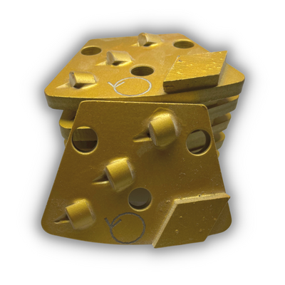 Tri-PCD Concrete Coating Stripper Plate: Engineered USA