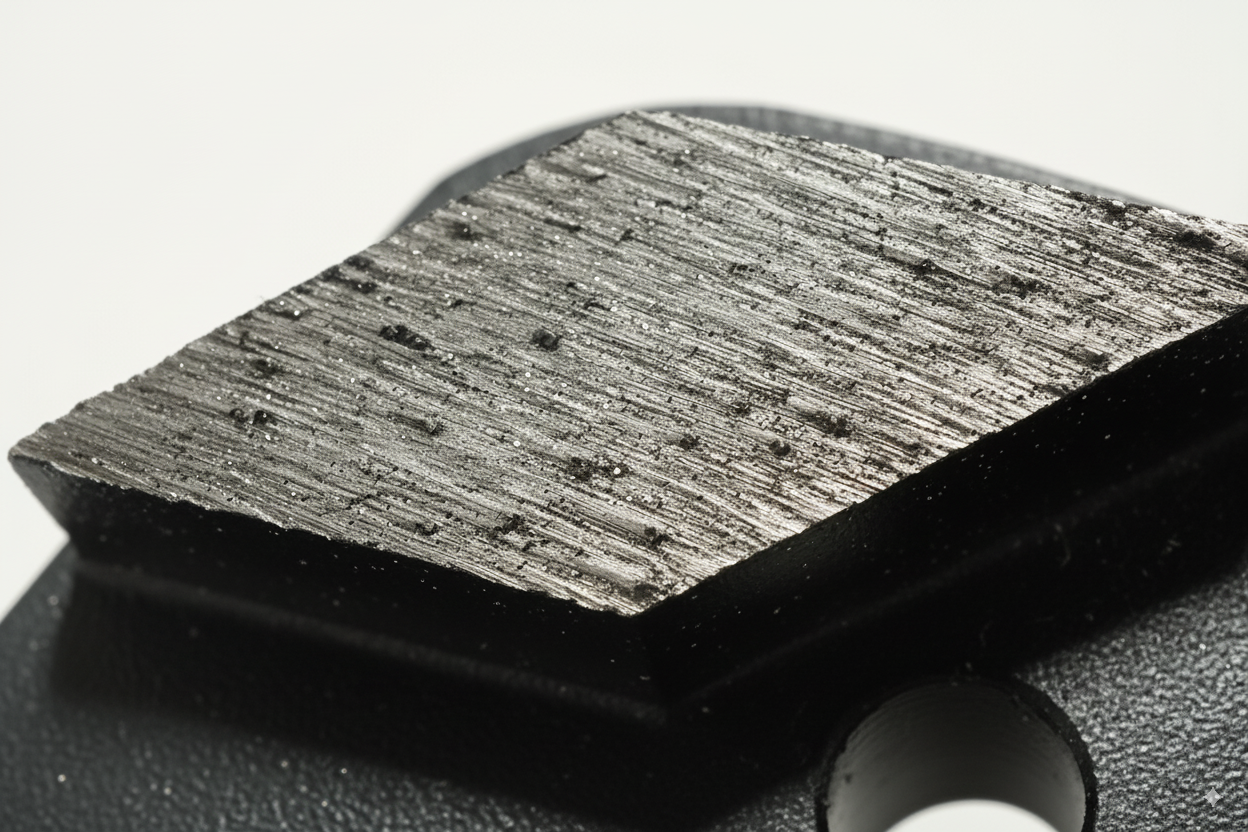 Double Rhombus: The Premier Diamond Plate for Enhanced Concrete Grinding W/ Tapered Edges
