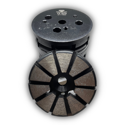 3" (76mm) 10-Seg Diamond Grinding Disc for Concrete