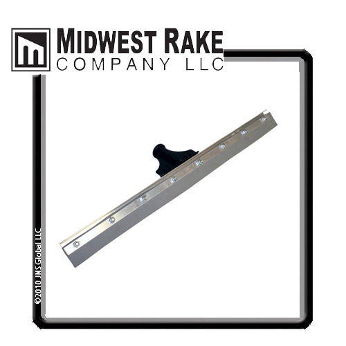 Midwest Rake Speed Squeegee, 24", 1/8" Notch, Gray EPDM