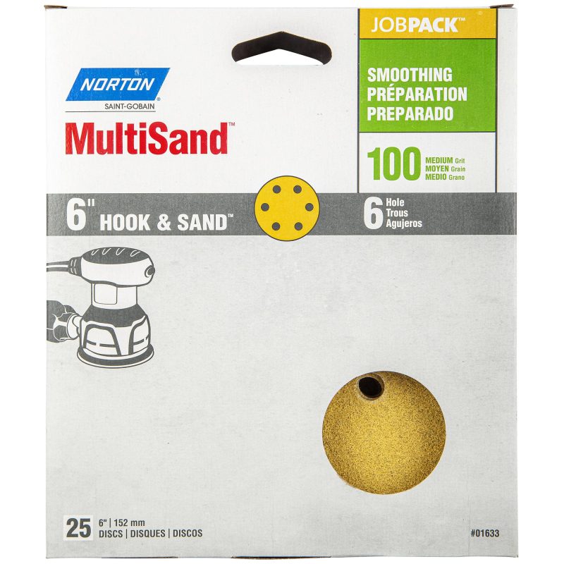 6" Norton Hook & Sand 100grit