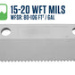 18" Easy Squeegee™ 15-20 WFT Mils Blade