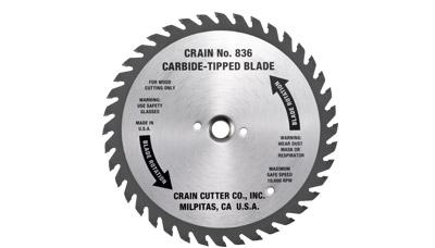 Crain 836 6-1/2 Inch Carbide-Tipped Blade