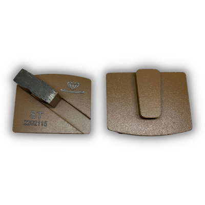 Premium Half Bar Titanium Shredder with Redilok Style Dovetail: Surface Coating Removal Tool