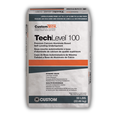 CustomTech™ TechLevel™ 100 Self-Leveling Underlayment